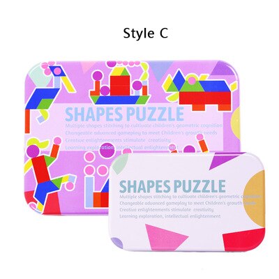3D Magnetic Tangram Puzzle Board Game for Children's Learning and Brain Teasing Toyland EU Toyland EU