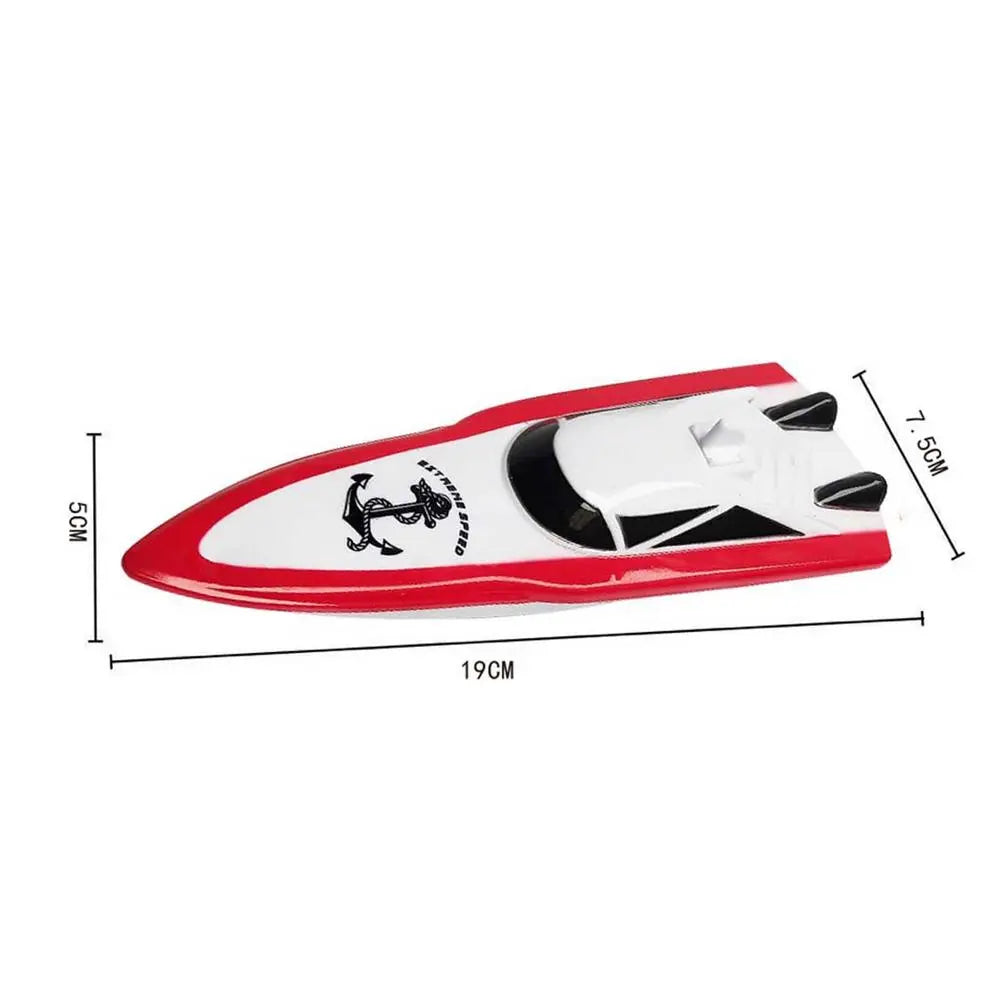 RC Boat 2.4G Full Frequency High Speed Shark Boat 20-30 Meters Remote