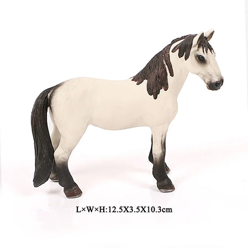 Realistic Animal Horse Action Figure Toy - Detailed Appaloosa Harvard Hannover Clydesdale Quarter Arabian Model ToylandEU.com Toyland EU