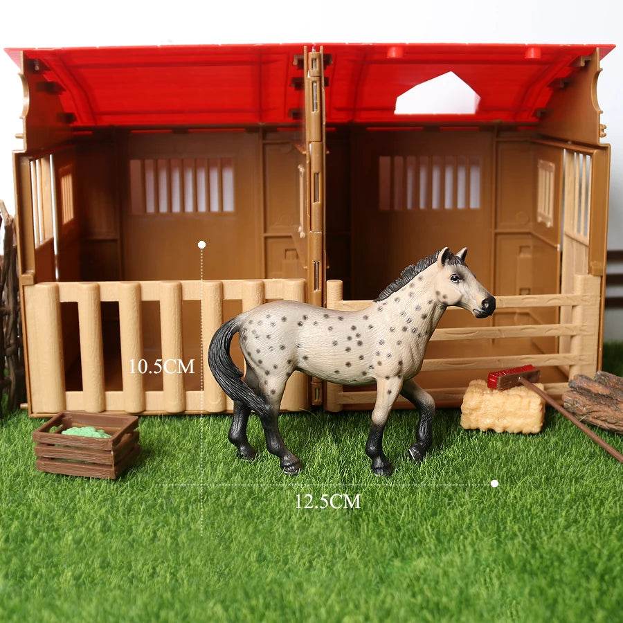 Realistic Horse Figurines Detailed Miniature Cake Topper - ToylandEU