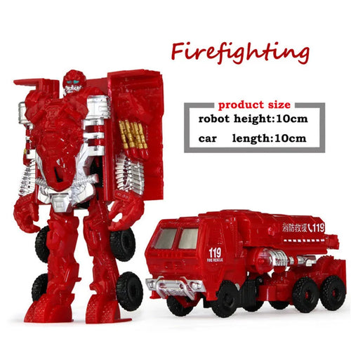 Classic Plastic Transformation Model Robot Car Toy for Kids - 7-10CM ToylandEU.com Toyland EU