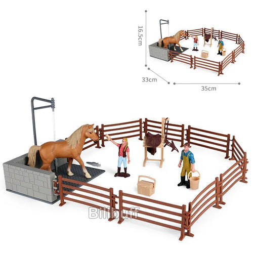 2022 Realistic Brown Horse Action Figure Farm Animal Model ToylandEU.com Toyland EU