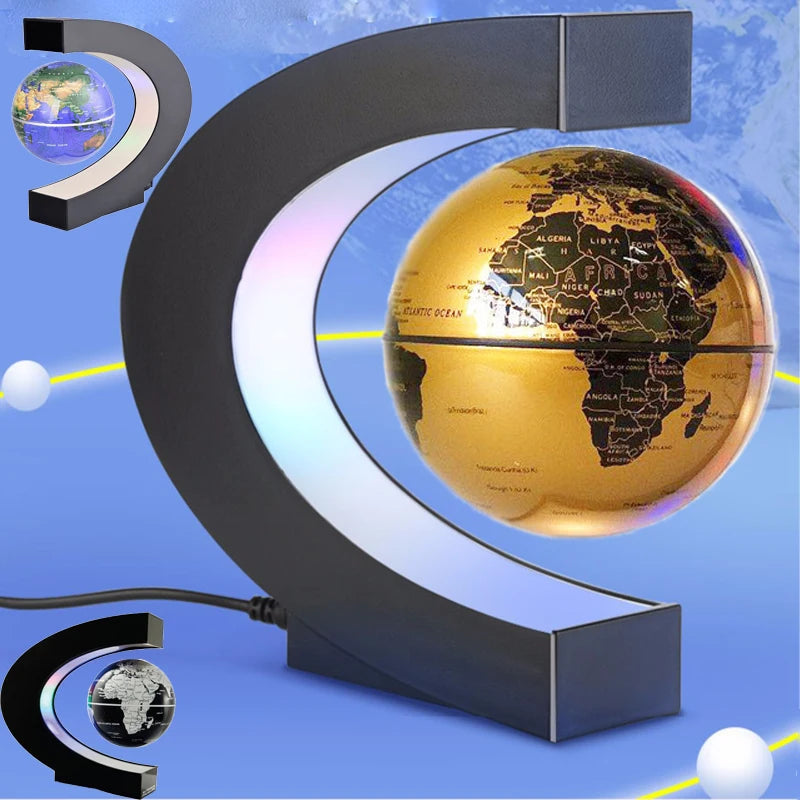 Floating Magnetic Levitation Globe with LED World Map and Antigravity Lamp Ball - ToylandEU