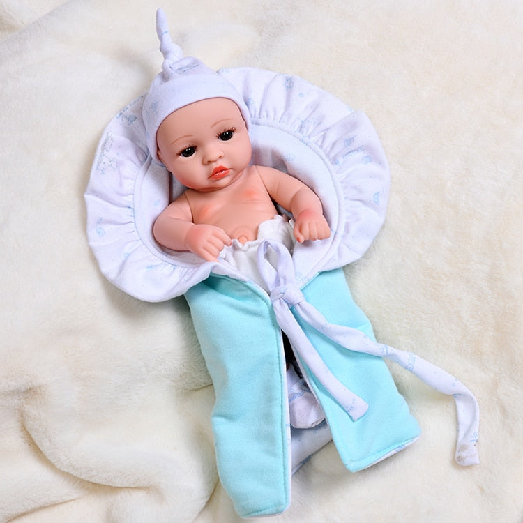 JINGXIN PRINSES 30cm Reborn Baby Doll with Full Silicone Body - Lifelike Realistic Baby Toy Toyland EU Toyland EU