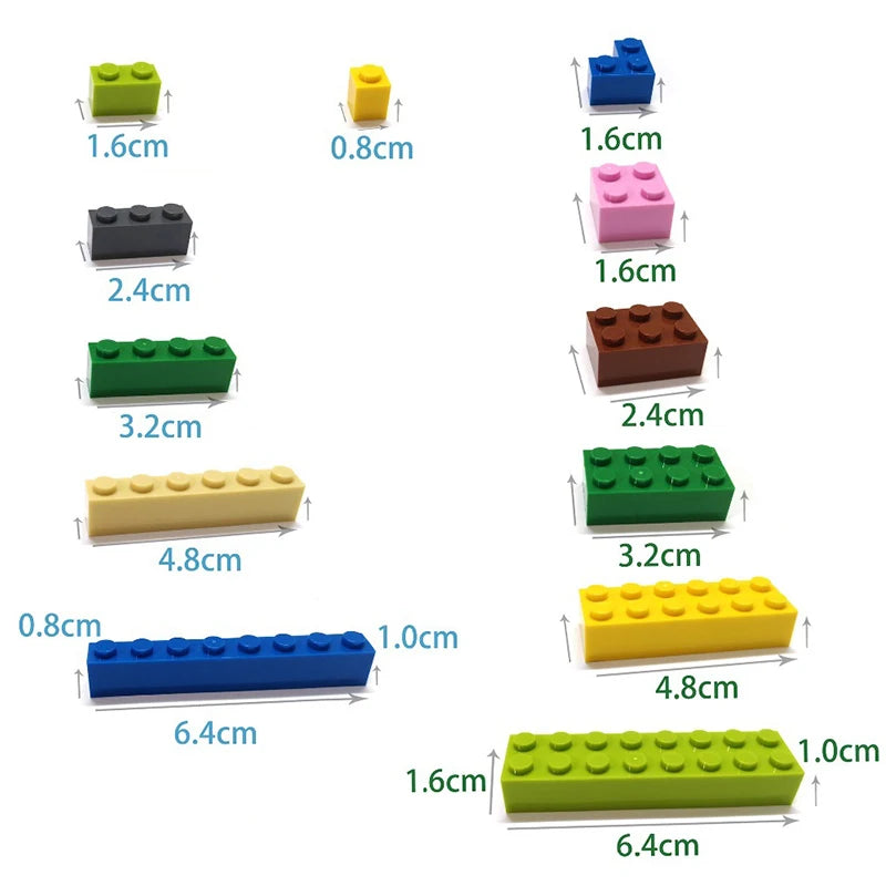 10PCS Building Bricks 99781 1x2-1x2 DIY Bracket Building Blocks - ToylandEU