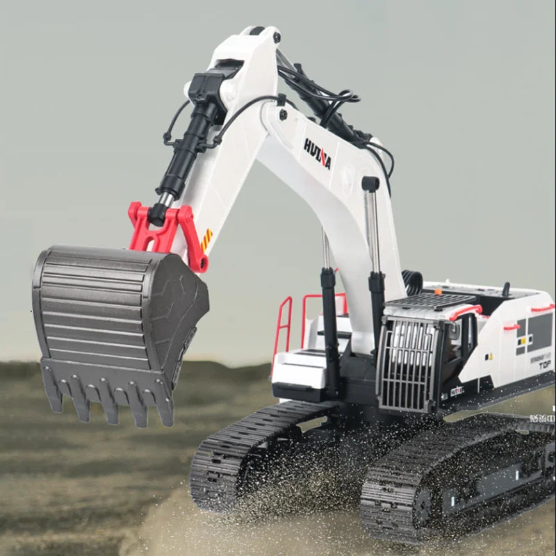 Metal RC Excavator Model 1594 - 1/14 Scale with Remote Control - ToylandEU