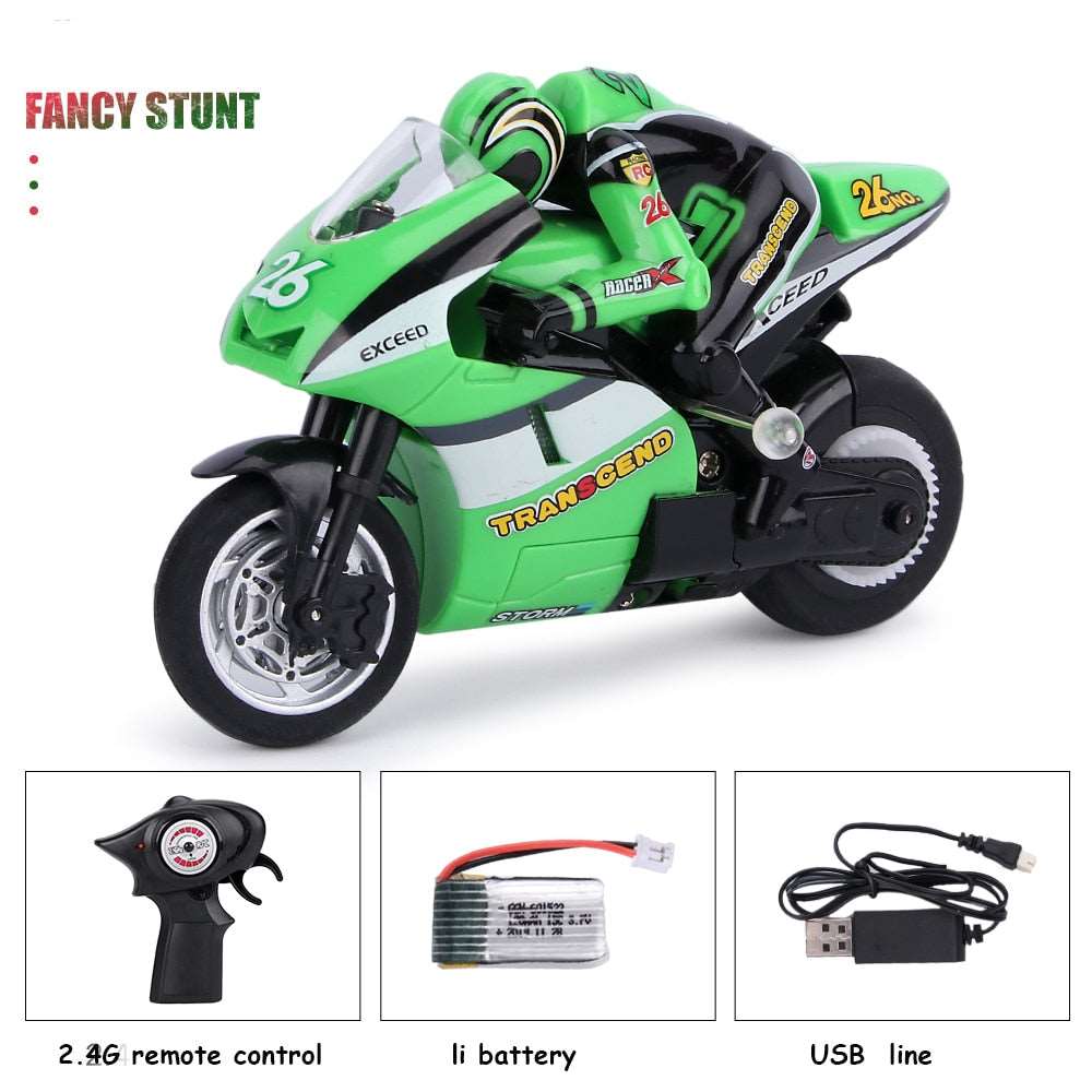 "Remote Control Mini Moto Electric Motorcycle Racing Toy for Kids and Adults" Toyland EU