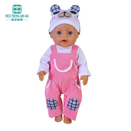 Newborn Doll Clothes Set for 17-18 inch Baby Dolls - Three-Piece Fashion ToylandEU.com Toyland EU