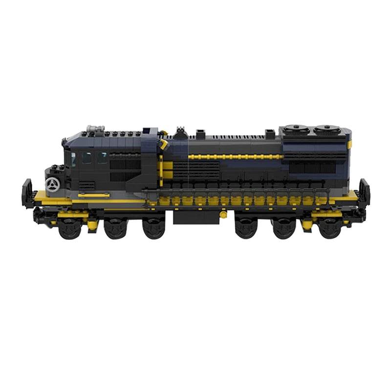Boxcar Goods Wagon Building Block Kit MOC Railway Carriage - ToylandEU