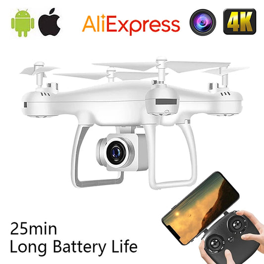 2021 New RC Drone Quadcopter UAV 4-Aixs Aircraft with Camera 4K HD Toyland EU