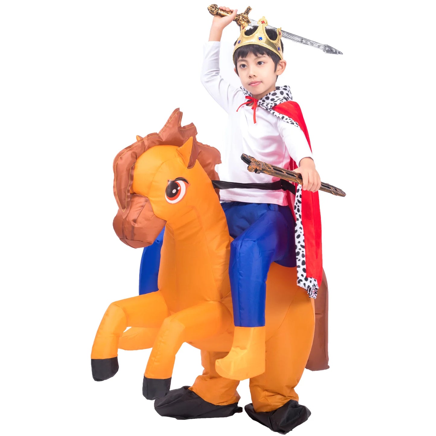 Inflatable Horse Rider Costume for Kids - Fun for Parties & Halloween!