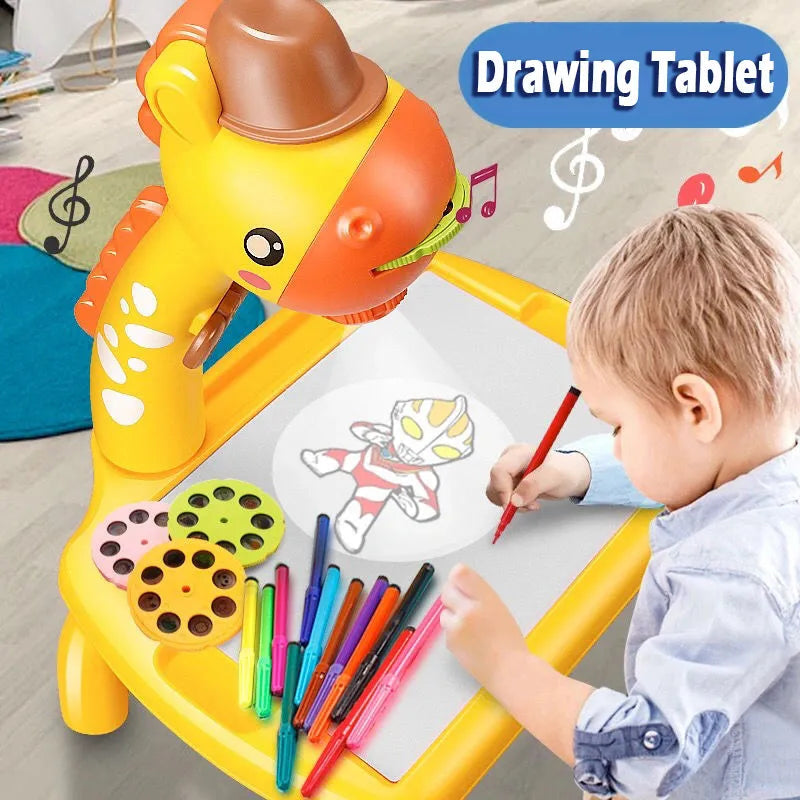 Artistic Learning Desk Set with Magnetic Board and Blackboard Toy - ToylandEU