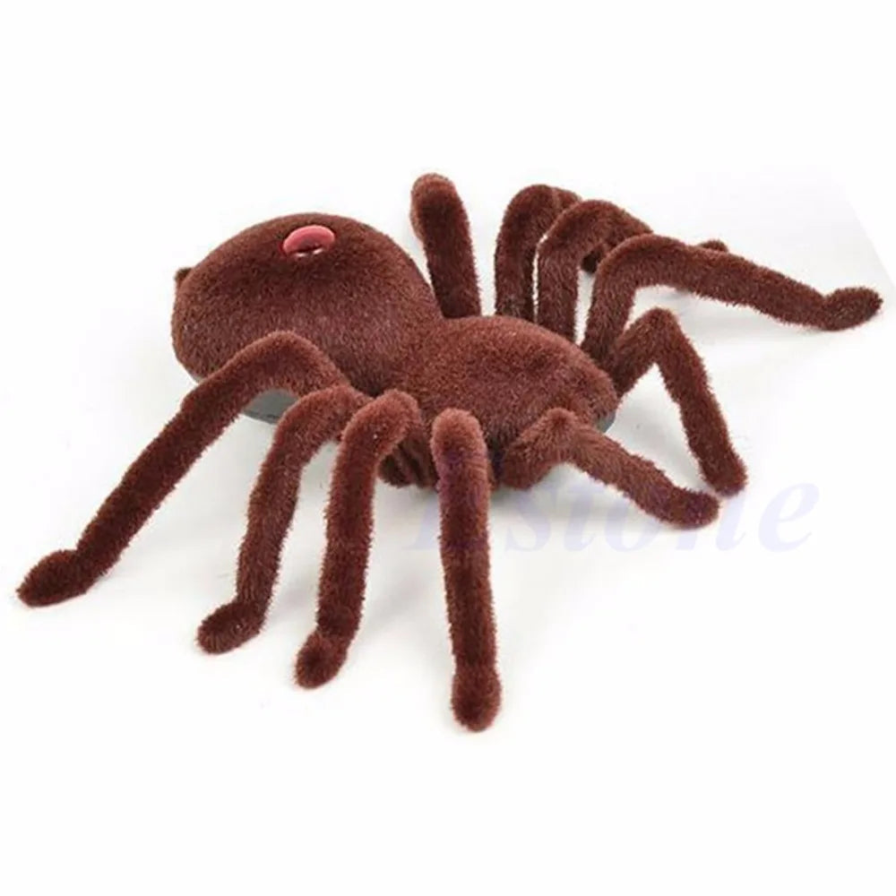 Scary Remote Control Creepy Soft Plush Spider - ToylandEU