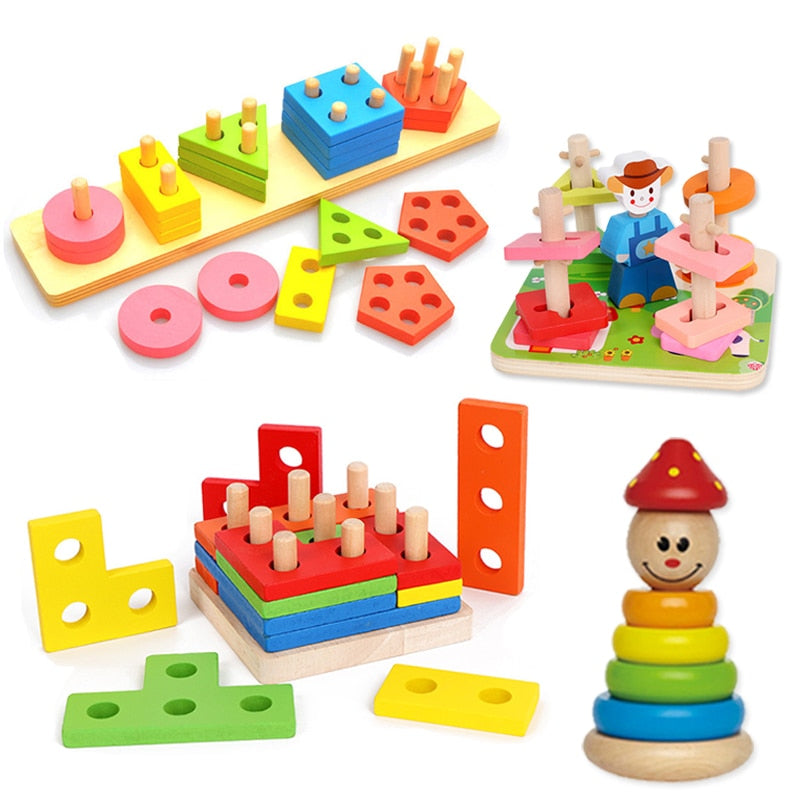 Wooden Animal Shape Puzzle Toy for Early Learning - ToylandEU