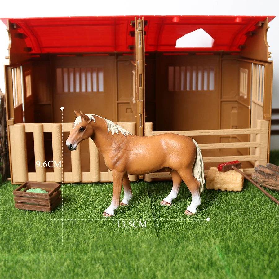 Realistic Horse Figurines Detailed Miniature Cake Topper - ToylandEU
