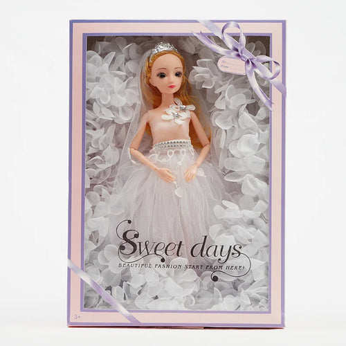 Elegant 40cm Handcrafted Bride Doll with Lifelike Features ToylandEU.com Toyland EU