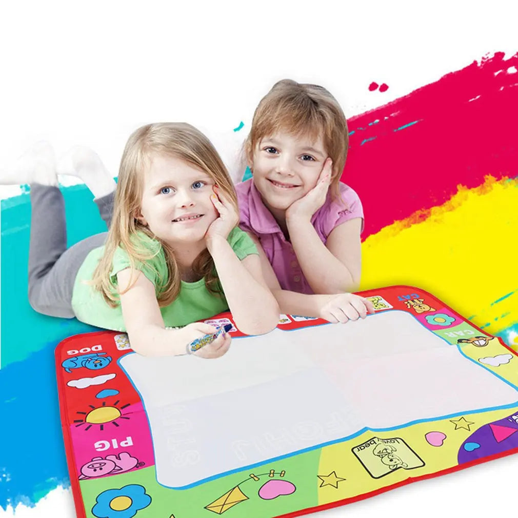 Magic Water Drawing Mat 4 Colors Water Painting Draw Writing Mat Kid - ToylandEU