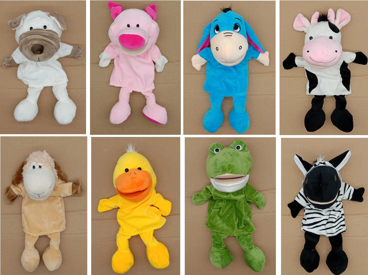 Adorable Animal Hand Puppets - Storytelling Plush Toy Set