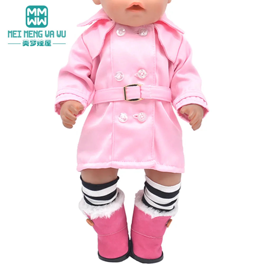 Casual Doll Clothes for 43 cm Newborn and American Girl Dolls - ToylandEU