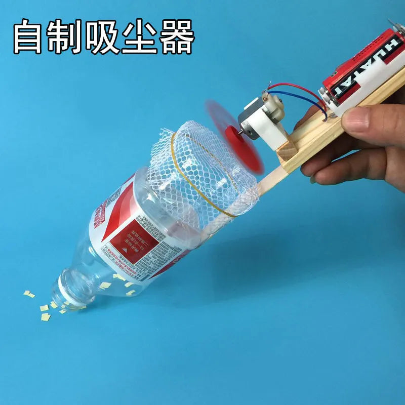 Children's DIY Wooden Vacuum Cleaner Science Experiment Toy - ToylandEU