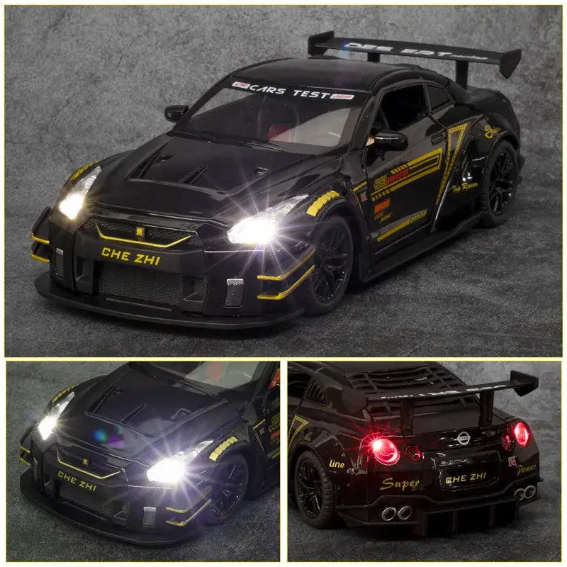 1:24 Skyline Ares GTR R35 Diecasts & Toy Vehicles Metal Toy Car Model High Simulation Pull Back Collection Kids Toys - ToylandEU