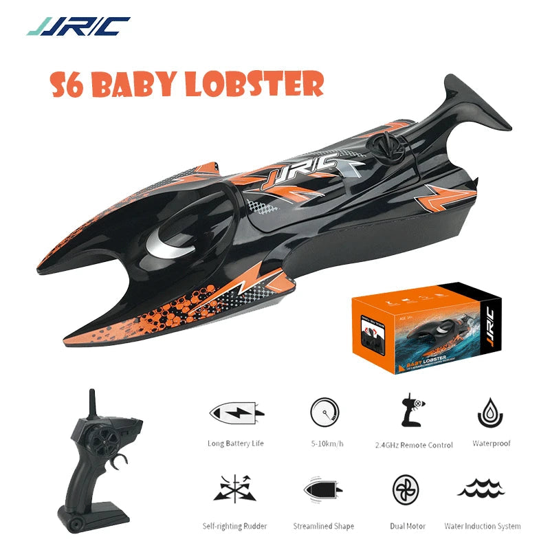 JJRC S6 RC Boat 2.4G Remote Control Speed mini Boat Dual Motors 10km/h - ToylandEU