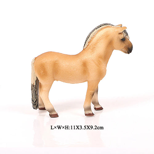 Realistic Animal Horse Action Figure Toy - Detailed Appaloosa Harvard Hannover Clydesdale Quarter Arabian Model ToylandEU.com Toyland EU