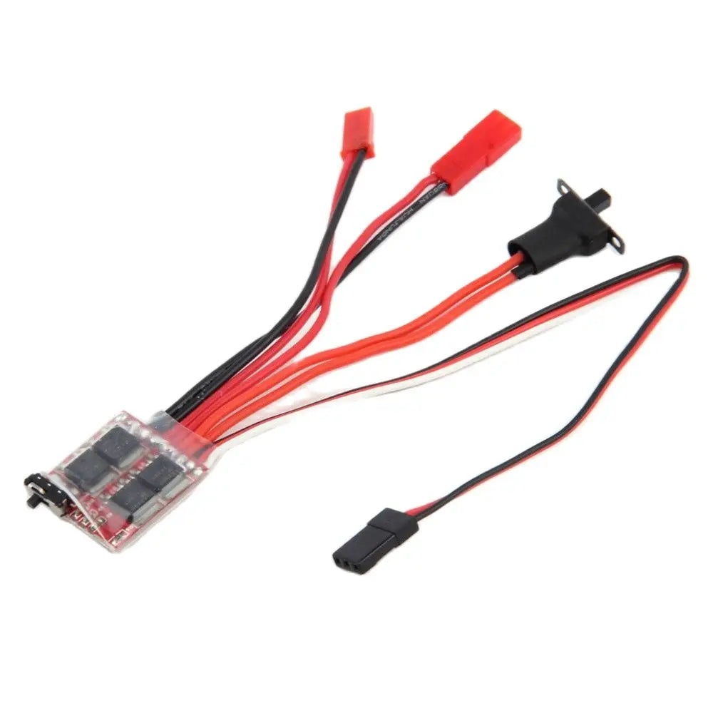 RC ESC 20A Brush Motor Speed Controller w/ Brake for RC Car Boat Tank - ToylandEU