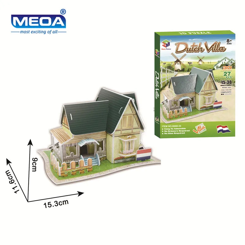 3D Puzzle | World Famous Architecture Buildings | 40 Styles Collection | Ages 6+