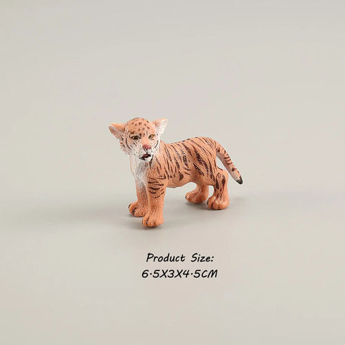 Wild Animal Kingdom PVC Figures Set with Cubs - Educational Toys and Cake Toppers ToylandEU.com Toyland EU