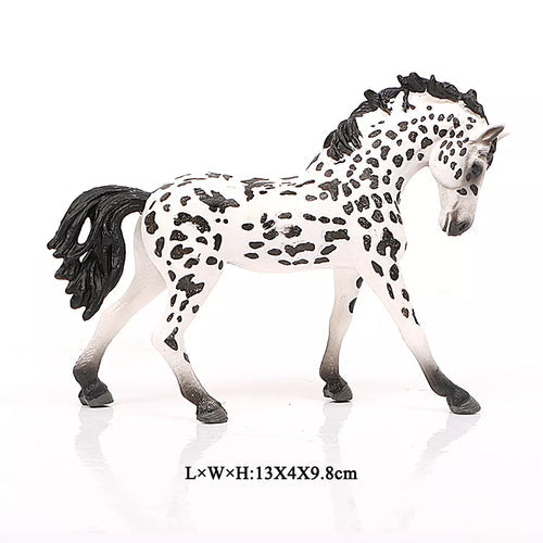 Realistic Animal Horse Action Figure Toy - Detailed Appaloosa Harvard Hannover Clydesdale Quarter Arabian Model ToylandEU.com Toyland EU