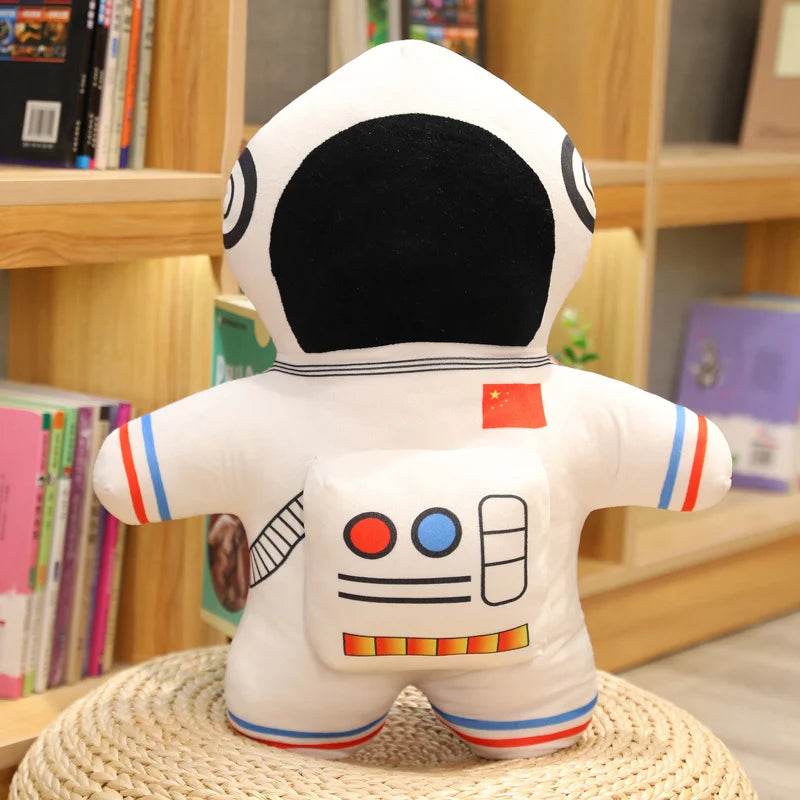 Plush Astronaut Spaceship Toy 1pc Stuffed Soft Doll Cartoon Pillow for Kids Creative Boys Birthday Gift - ToylandEU