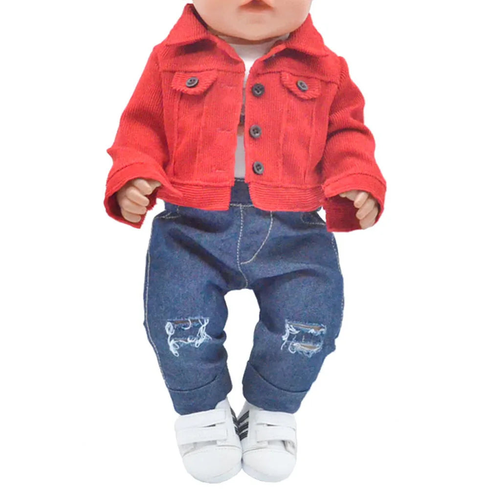 New Styles Doll Clothes and Jackets for 43cm New Born and American Dolls - ToylandEU