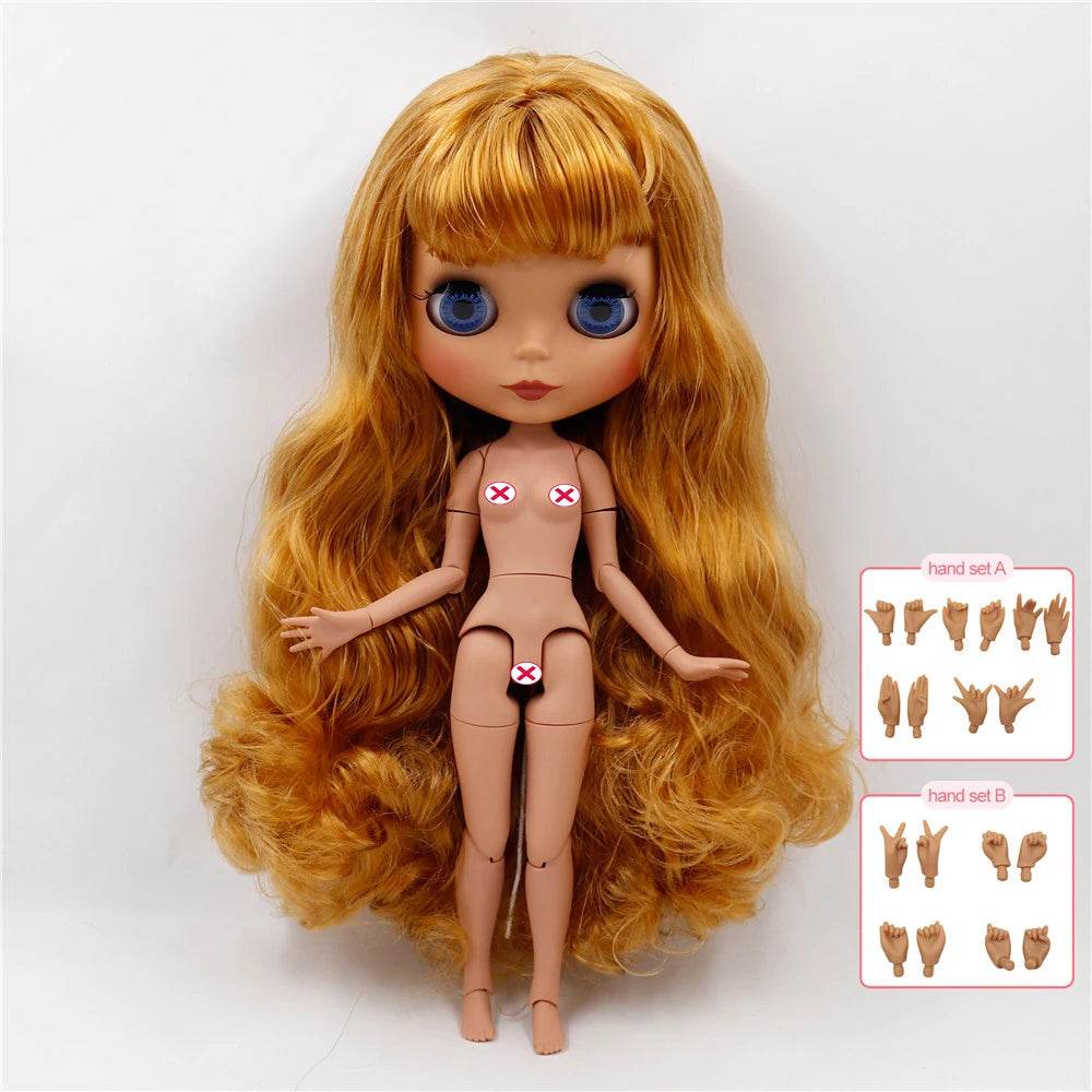ICY DBS Blyth Doll Joint Body White Black Dark Skin DIY Makeup Special Price Gift Set - ToylandEU