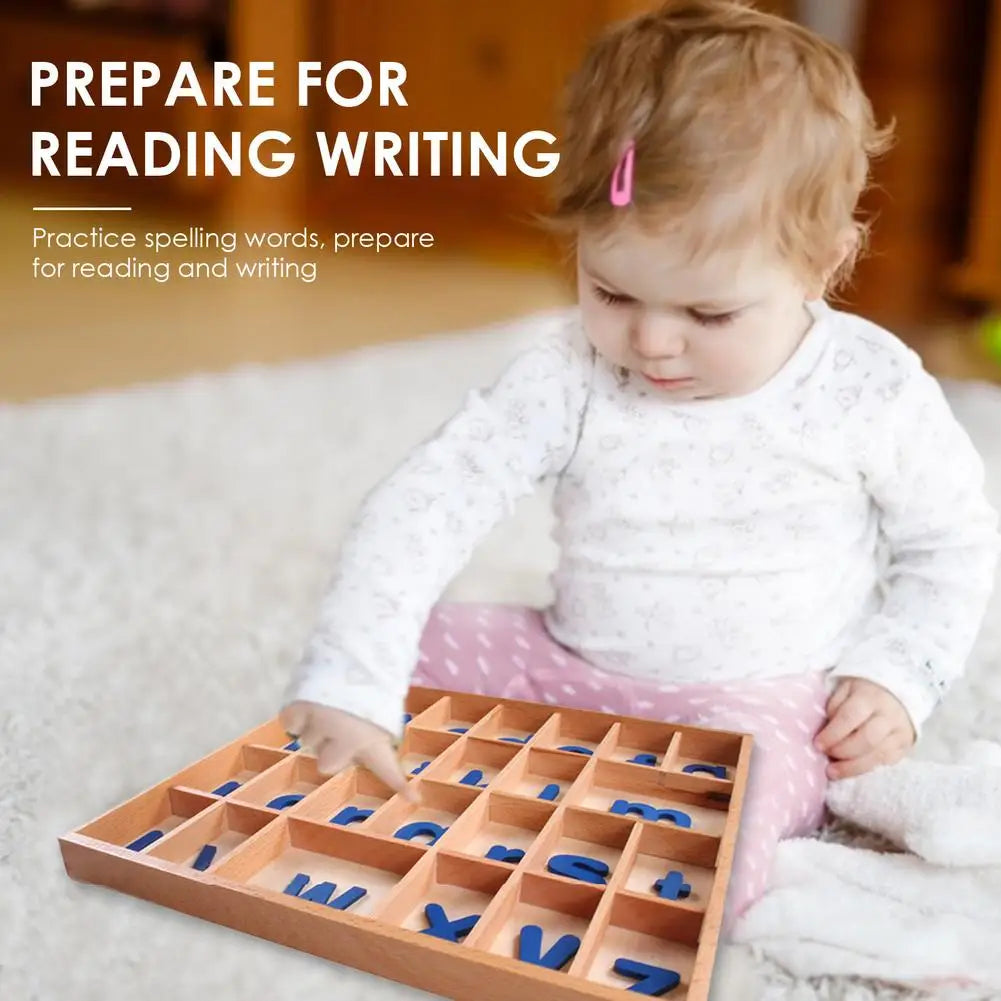 Interactive Wooden Alphabet Blocks for Montessori Language Learning