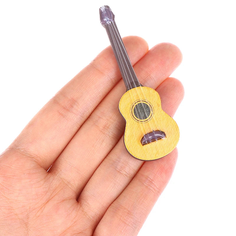 7cm*2cm Mini Guitar Doll House Miniatures Lovely Cute Fairy Garden - ToylandEU