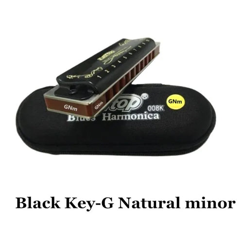 EASTTOP T008K Key of C Blue Harmonica with Brass Reedplates: Crafted for Superior Sound Quality ToylandEU.com Toyland EU
