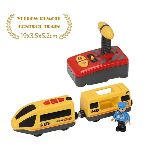 RC Electric Remote Control Wooden Train Set Toy ToylandEU.com Toyland EU