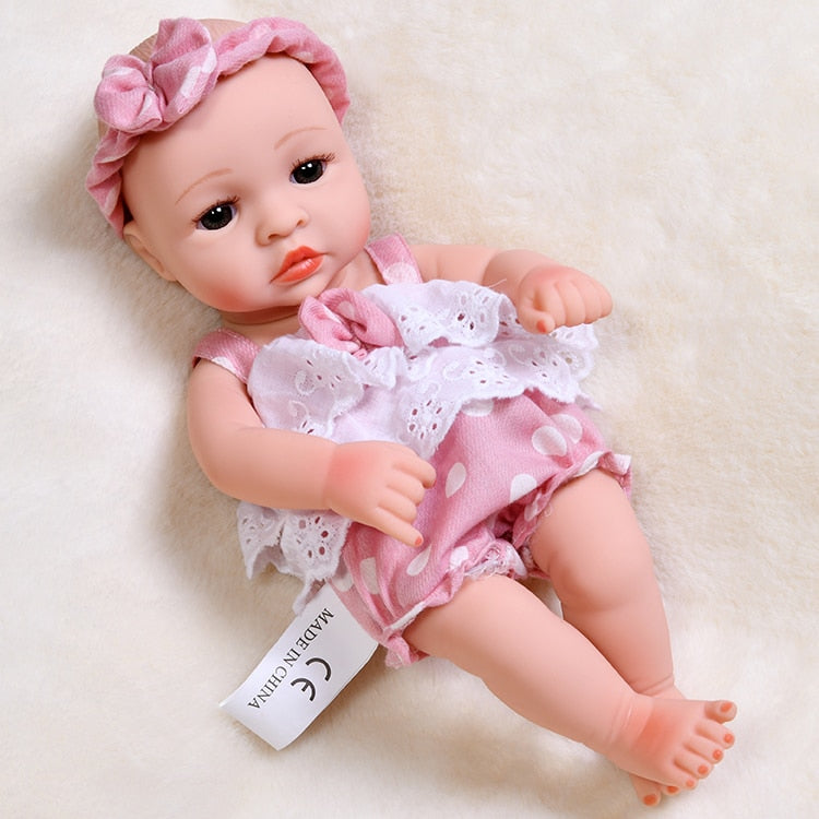 JINGXIN PRINSES 30cm Reborn Baby Doll with Full Silicone Body - Lifelike Realistic Baby Toy Toyland EU