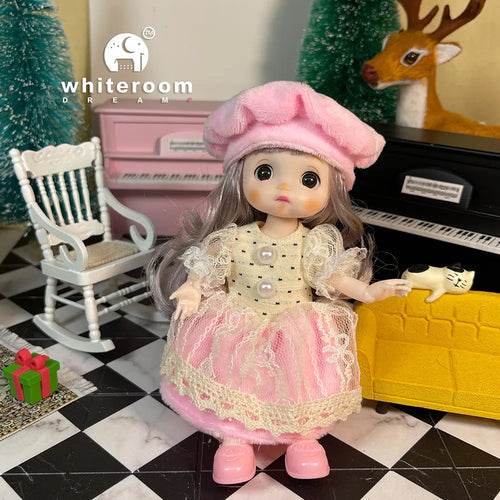 2025 Christmas BJD Doll for Girls with Customizable Eye Colors - ToylandEU