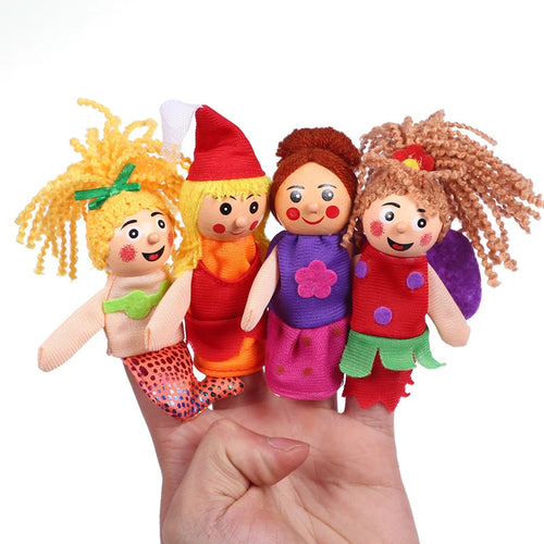Baby  Finger Puppets - Three Pigs, Mermaid, and Castle Princess ToylandEU.com Toyland EU