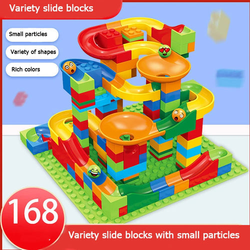 Mini Funnel Slide Marble Race Run Building Blocks Set - 330PCS ToylandEU.com Toyland EU