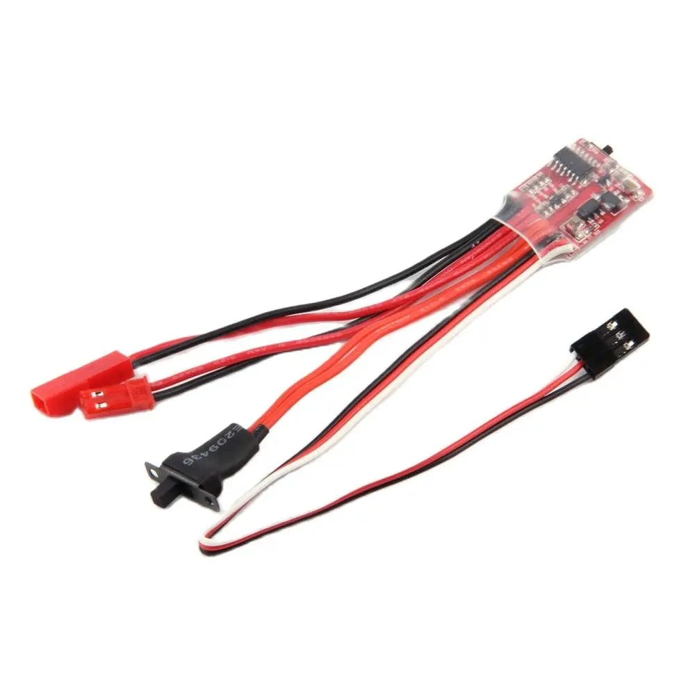 RC ESC 20A Brush Motor Speed Controller w/ Brake for RC Car Boat Tank - ToylandEU