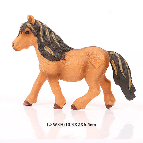 Realistic Animal Horse Action Figure Toy - Detailed Appaloosa Harvard Hannover Clydesdale Quarter Arabian Model ToylandEU.com Toyland EU