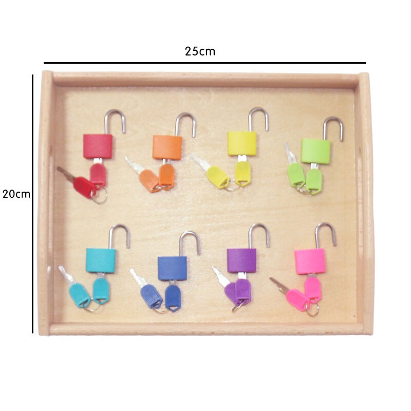 Montessori Lock Educational Wooden Tray for Children's Learning - ToylandEU