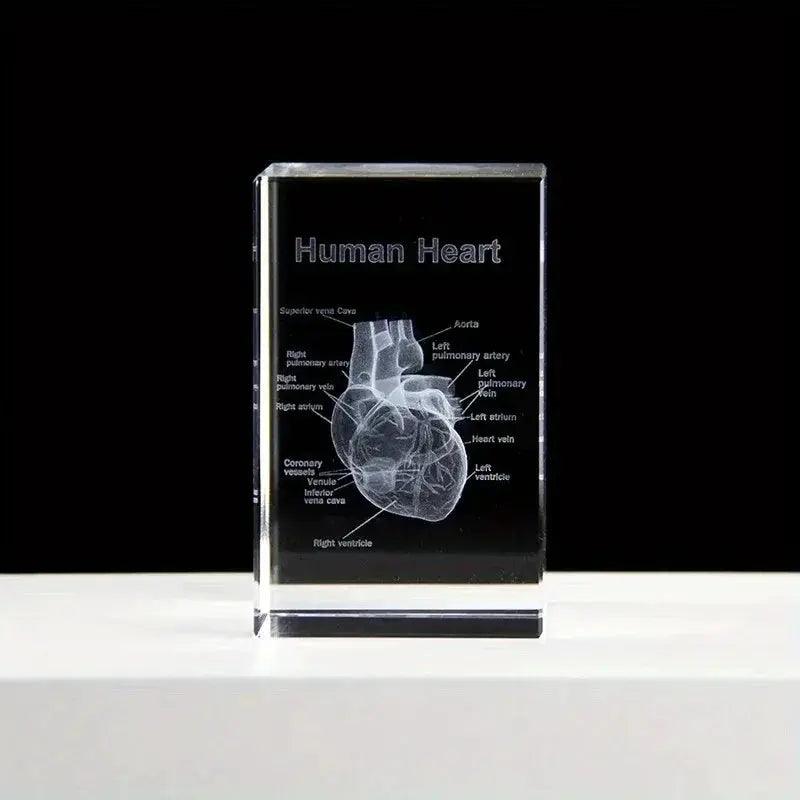  Heart Crystal Cube Elite 3D Engraved Desk Paperweight -  ToylandEU™