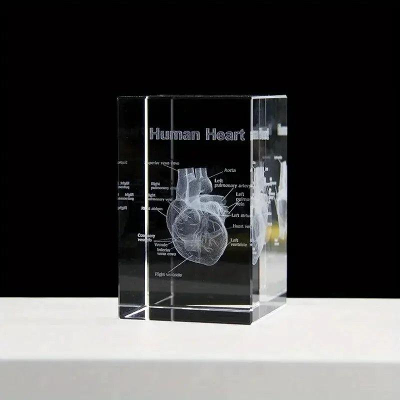  Heart Crystal Cube Elite 3D Engraved Desk Paperweight -  ToylandEU™