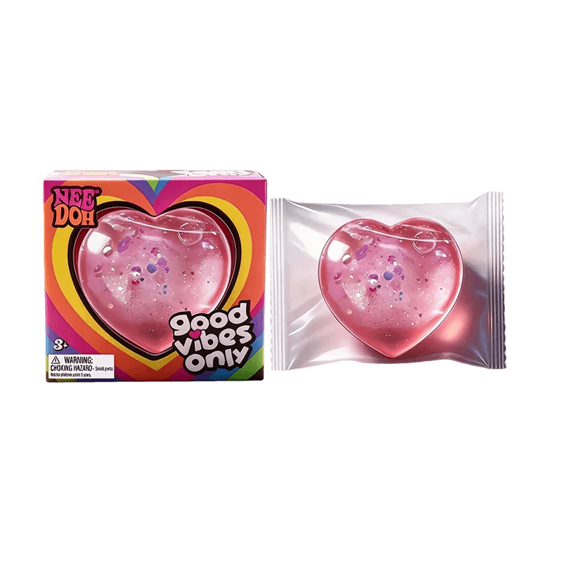 Heart Squeeze Toy | Glitter Stress Relief | Toylandeu™