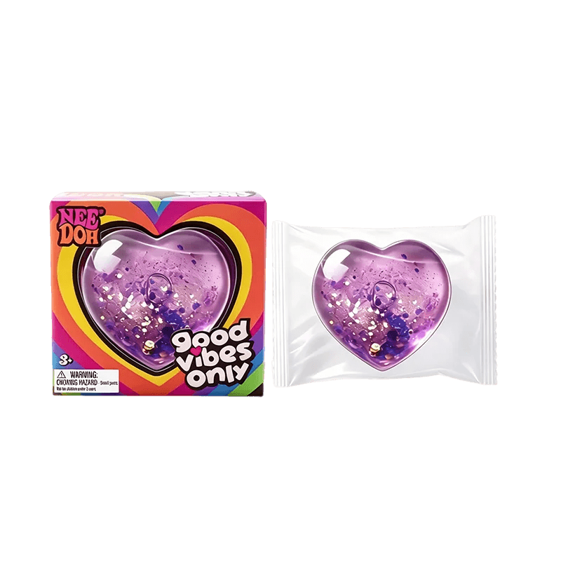Heart Squeeze Toy | Glitter Stress Relief | Toylandeu™
