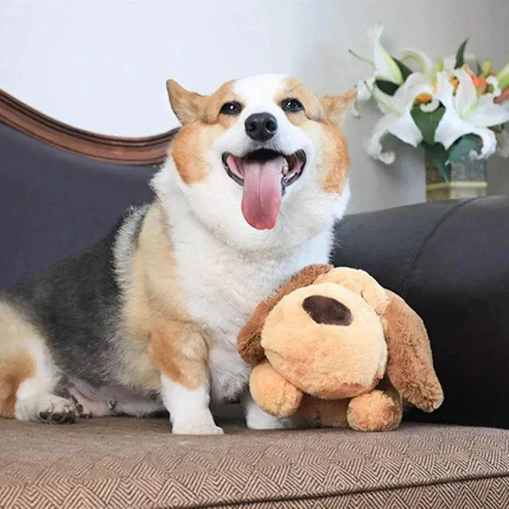  Heartbeat Puppy Behavioral Train Plush Toy Pet Soft Sleep Anxiety Reliever Doll -  ToylandEU™